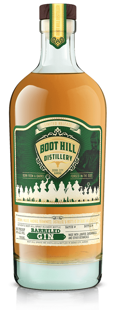 Barreled Gin | Boot Hill Distillery - RackHouse Whiskey Club