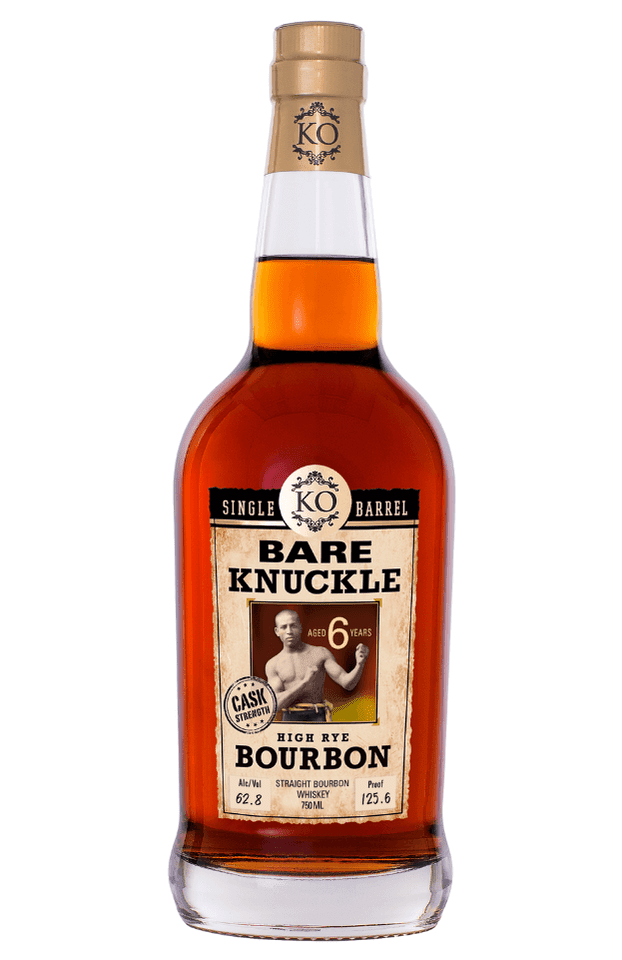 Bare Knuckles High Rye Bourbon 6 yrs Cask Strength | K.O. Distilling - RackHouse Whiskey Club