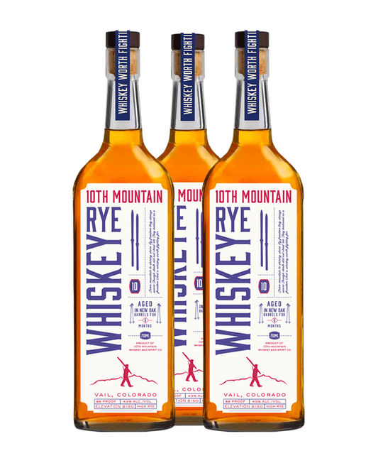 10th Mountain Rye Whiskey - 750ML - RackHouse Whiskey Club