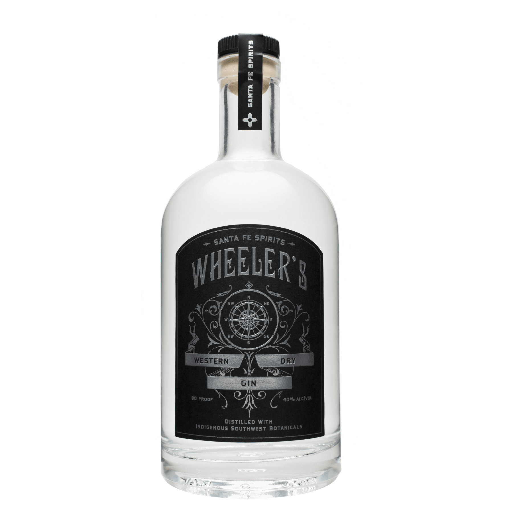 Wheelers Western Dry Gin | Santa Fe Spirits -  RackHouse Whiskey Club