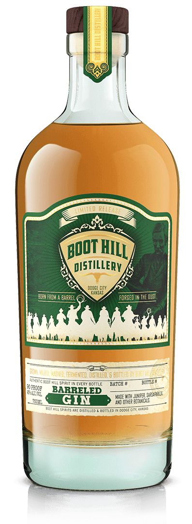 Barreled Gin | Boot Hill Distillery -  RackHouse Whiskey Club