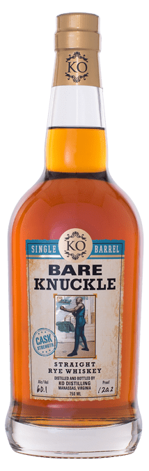 Bare Knuckles Rye Cask Strength | K.O. Distilling -  RackHouse Whiskey Club