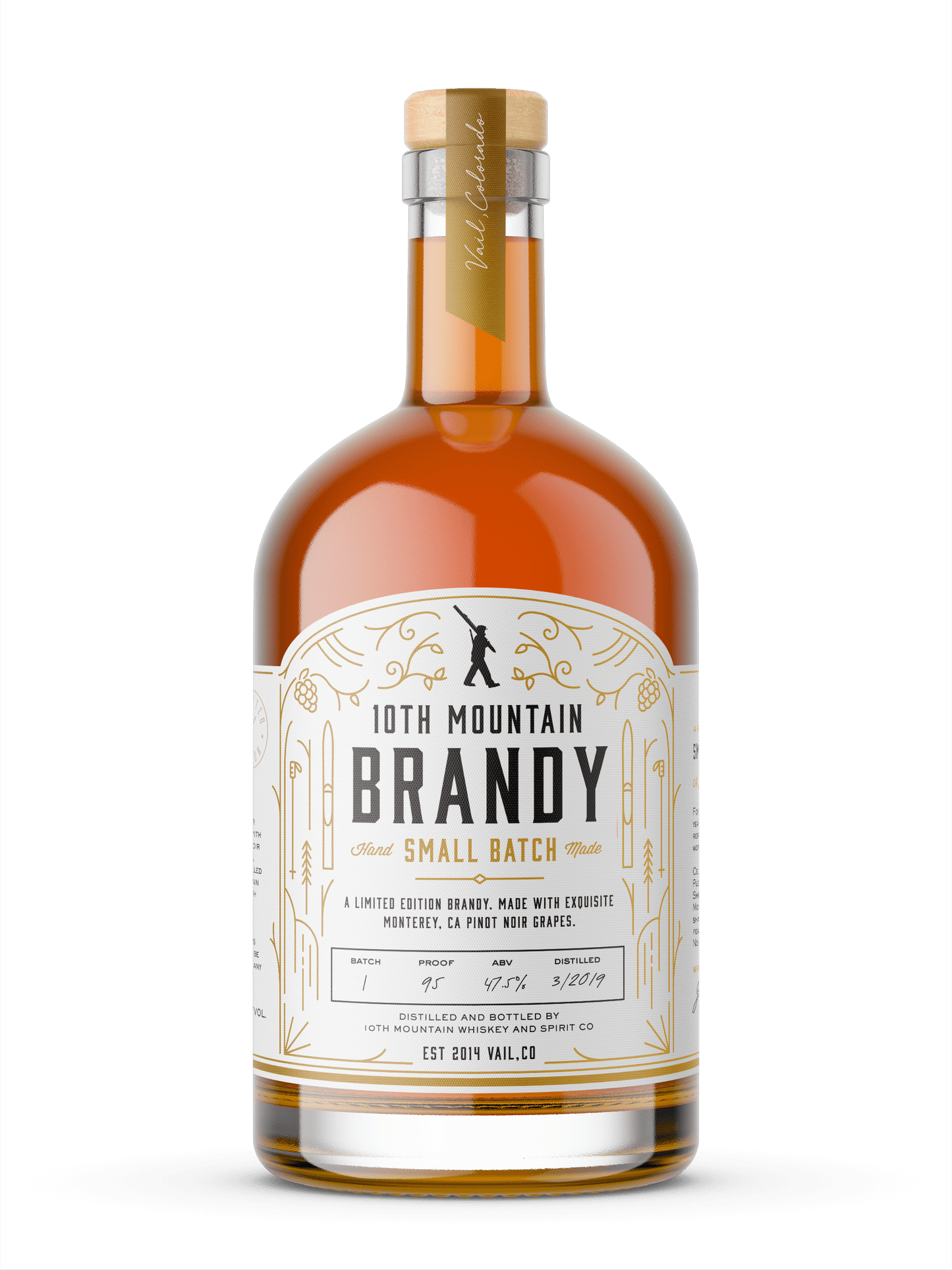 10th Mountain Brandy 375ml -  RackHouse Whiskey Club