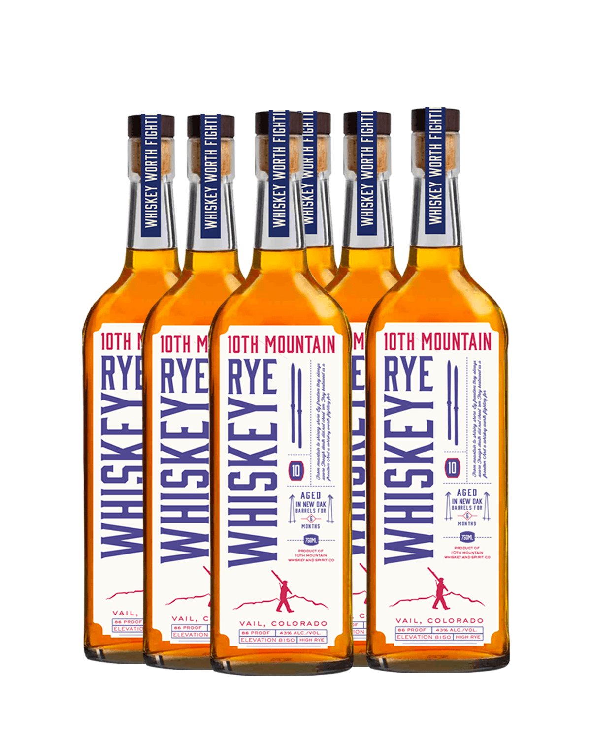 10th Mountain Rye Whiskey - 750ML -  RackHouse Whiskey Club