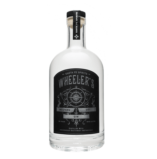 Wheelers Western Dry Gin | Santa Fe Spirits -  RackHouse Whiskey Club