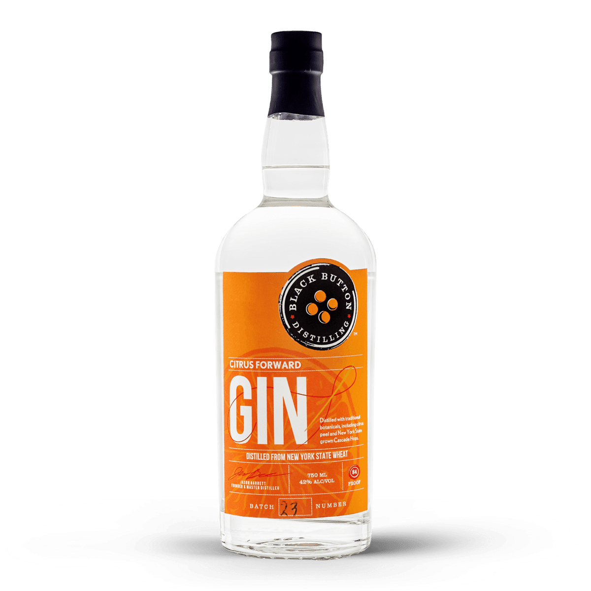 Citrus Forward Gin | Black Button Distilling -  RackHouse Whiskey Club